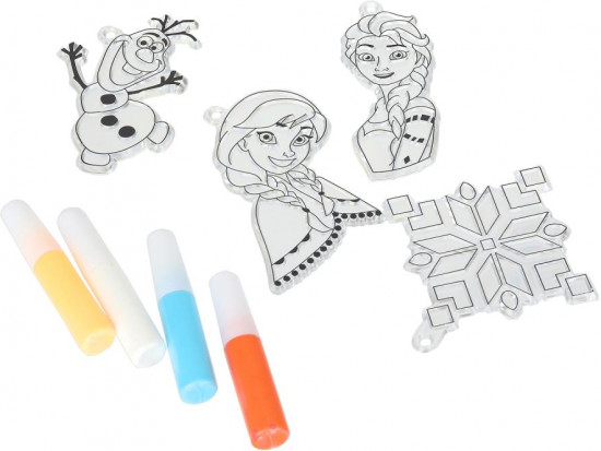 Роспись по витражам «Снежная принцесса»