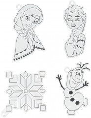 Роспись по витражам «Снежная принцесса» - Фото 2