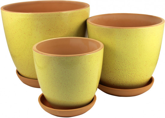 Горшок для цветов с поддоном