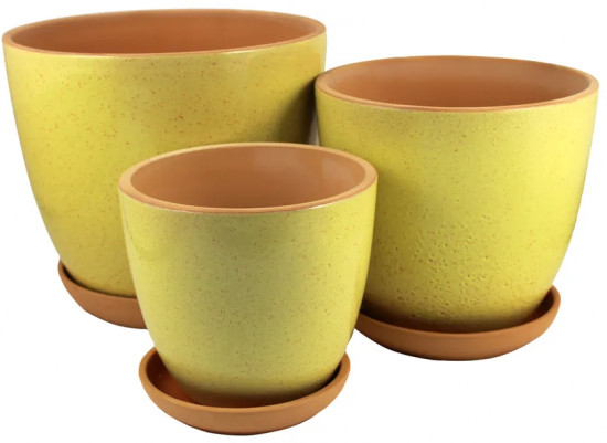 Горшок для цветов с поддоном