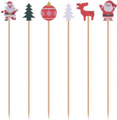 Набор шпажек для канапе «Новогодние игрушки» - Фото 1