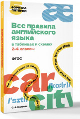 Все правила английского языка в таблицах и схемах. 2-4 классы - Фото 2