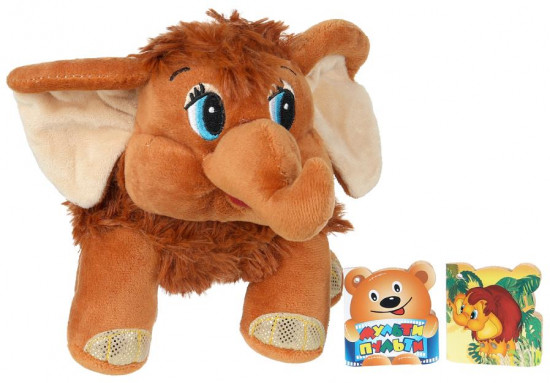 Игрушка мягкая озвученная «Мамонтёнок»