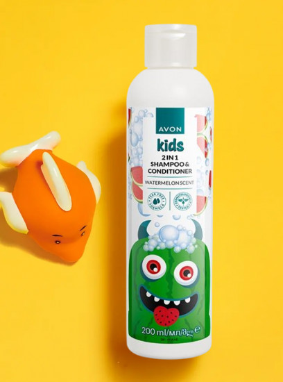 Детский шампунь-кондиционер с арбузным ароматом