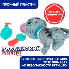 Игровой набор «Котенок серый полосатый. Салон красоты» - Фото 5