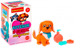 Игровой набор «Щенок бежевый с розовым бантом. Салон красоты» - Фото 9