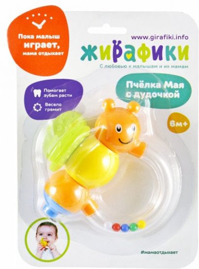 Развивающая игрушка «Пчелка Мия» с дудочкой