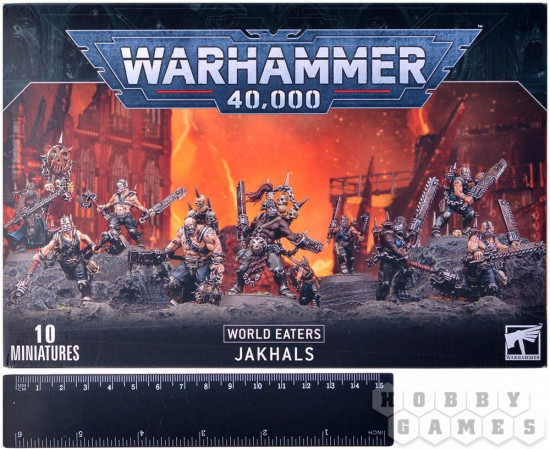 Набор фигурок-миниатюр сборных «WH40K: World Eaters Jakhals»