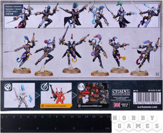 Набор фигурок-миниатюр «Aeldari Harlequin Troupe»