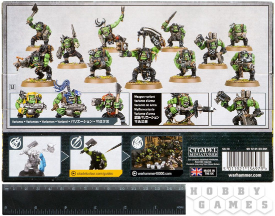 Набор фигурок-миниатюр «WH40K: Ork Boyz»
