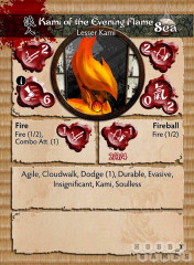 Набор фигурок «Lesser Kami of the Evening Flame» - Фото 1