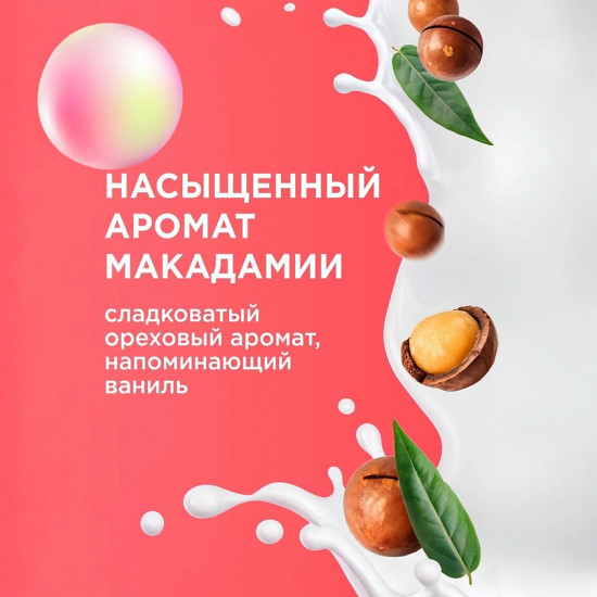Пенка для душа с маслом макадамии и экстрактом черного перца