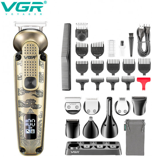 Машинка для стрижки профессиональная 8 в 1 VGR V-103