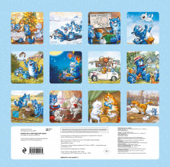 Календарь настенный на 2026 год «Синие коты. Многодетная семья» - Фото 4