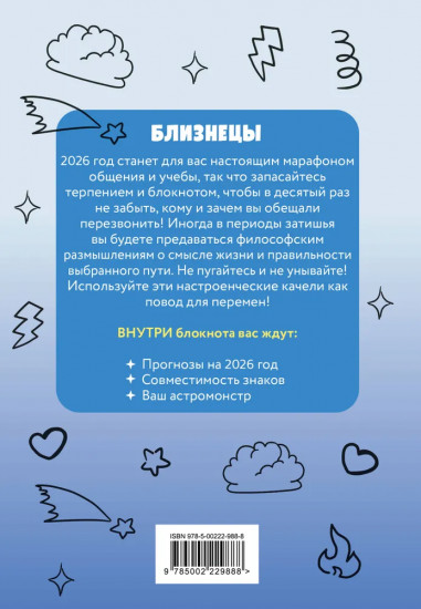 Блокнот «Близнецы»