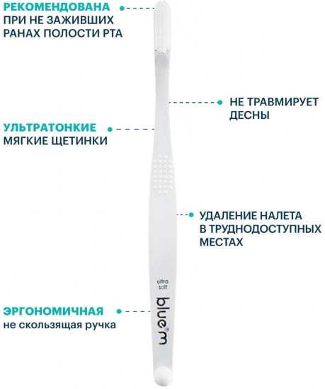 Зубная щетка экстрамягкая послеоперационная
