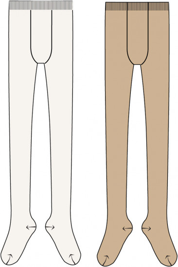 Комплект колготок для девочек