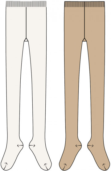 Комплект колготок для девочек