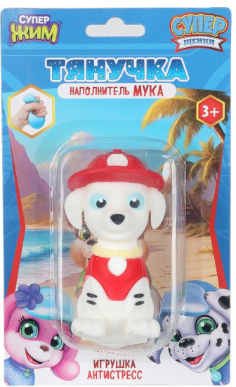 Игрушка-тянучка с мукой «Суперщенки»
