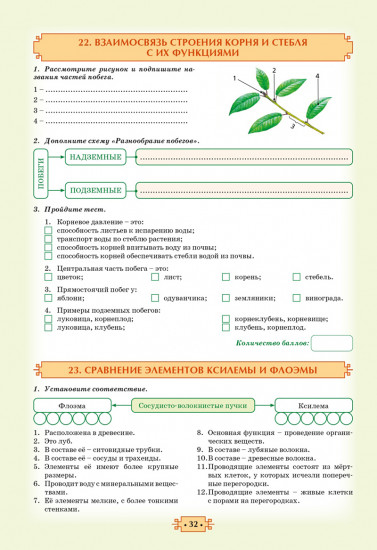 Биология. Учебно-тренировочные задания формативного оценивания. 7 класс. 2 части. Комплект из 2 книг