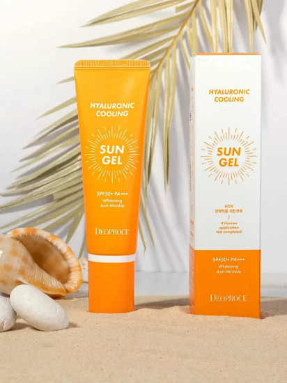 Крем для лица солнцезащитный освежающий «Hyaluronic Cooling Sun Gel» SPF50+ PA+++
