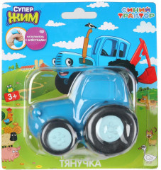 Игрушка-тянучка с блёстками «Синий Трактор» - Фото 1