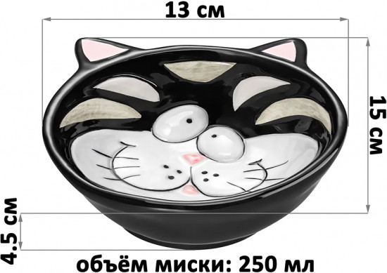 Миска для домашних питомцев «Котик»
