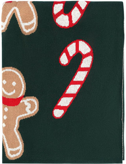 Плед с новогодним рисунком «Gingerman»