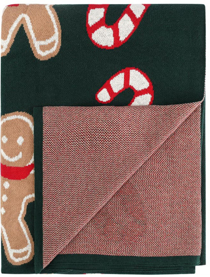 Плед с новогодним рисунком «Gingerman»