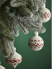 Набор ёлочных украшений с подсветкой «Festive embroidey» - Фото 5