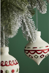 Набор ёлочных украшений с подсветкой «Festive embroidey» - Фото 6