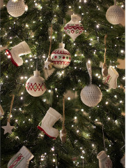 Набор ёлочных украшений с подсветкой «Festive embroidey» - Фото 9