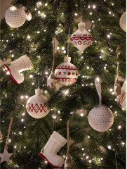 Набор ёлочных украшений с подсветкой «Festive embroidey» - Фото 11
