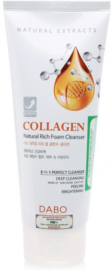 Пенка для умывания c коллагеном «Natural Rich Foam Cleanser»