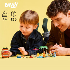 Конструктор Bluey 11202 Пляжная и семейная поездка на машине Блуи. Bluey's Beach & Family Car Trip - Фото 7