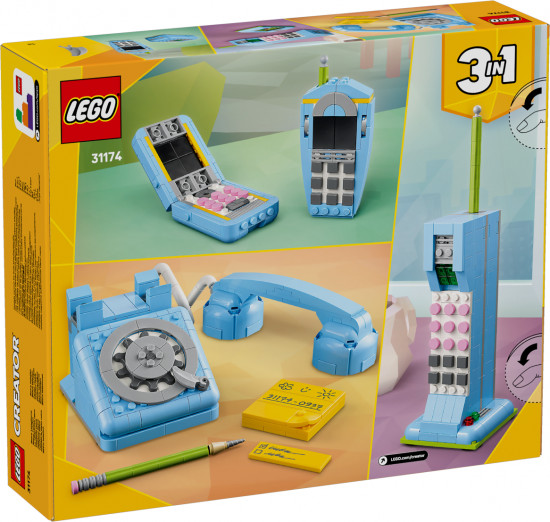 Конструктор LEGO® 31174 Ретро-телефон