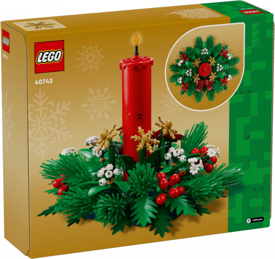 Конструктор LEGO® 40743 Новогоднее украшение для стола
