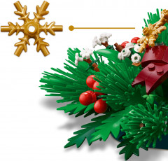 Конструктор Iconic 40743 Новогоднее украшение для стола. Christmas Table Decoration - Фото 6