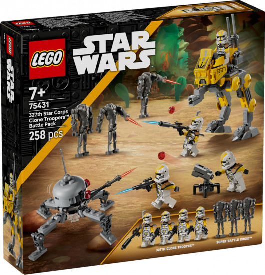 Конструктор LEGO® 75431 Боевой набор клонов-пехотинцев 327-го звездного корпуса