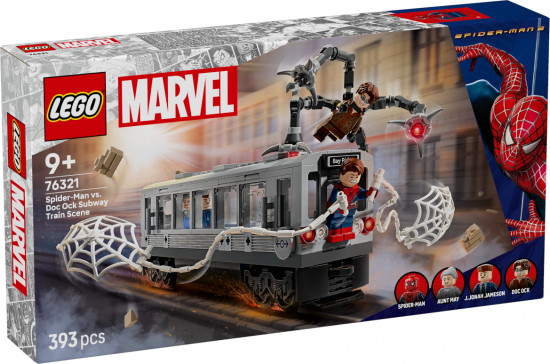 Конструктор LEGO® 76321 Человек-паук против Доктора Осьминога на поезде метро