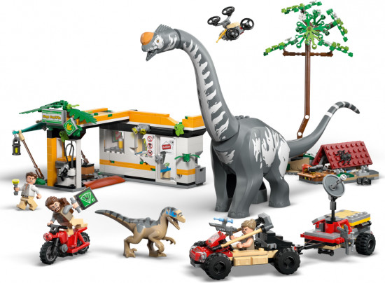 Конструктор LEGO® 76973 Миссия по отслеживанию велоцираптора и титанозавра