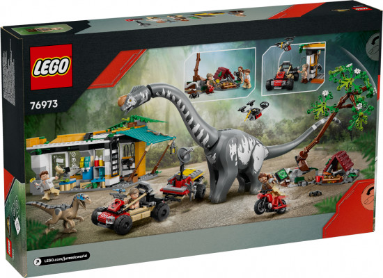 Конструктор LEGO® 76973 Миссия по отслеживанию велоцираптора и титанозавра