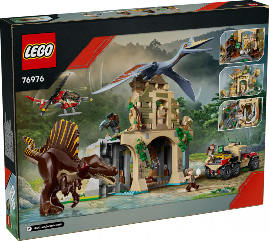 Конструктор LEGO® 76976 Полет на вертолете: спинозавр и кетцалькоатль