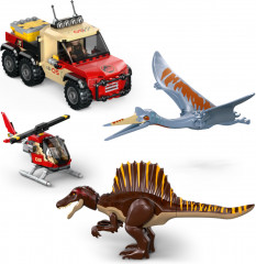 Конструктор Jurassic World 76976 Полет на вертолете: спинозавр и кетцалькоатль. Spinosaurus & Quetzalcoatlus Air Mission - Фото 6