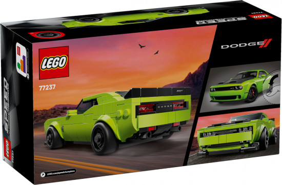 Конструктор LEGO® 77237 Спорткар Dodge Challenger SRT Hellcat