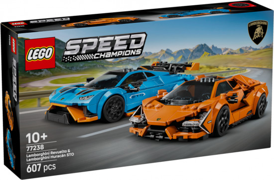 Конструктор LEGO® 77238 Champions Lamborghini Revuelto и Huracán STO