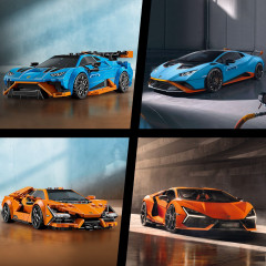 Конструктор Speed ​​Champions 77238 Champions Lamborghini Revuelto и Huracán STO - Фото 7