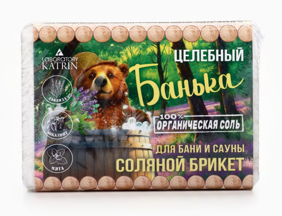 Соляной брикет для бани и сауны «Банька»