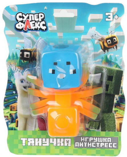 Игрушка-тянучка «Пиксельный персонаж»