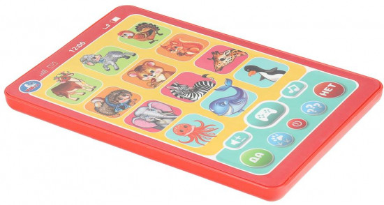 Мини-планшет обучающий «Игры со зверятами»